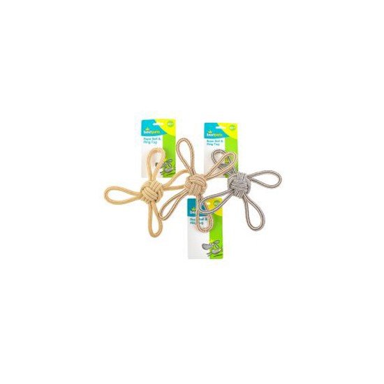 Bestpets Rope Ball and Fling Tug 30cm