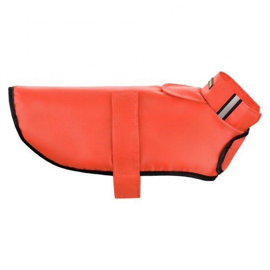 Bronzedog raincoat with Velcro Orange