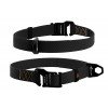 Evolutor collar for dog collar with aviation grade aluminum alloy buckle Black