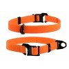 Evolutor collar for dog collar with aviation grade aluminum alloy buckle Orange