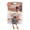 GiGwi Catch and Scratch Mouse toy for cats with a bell, textile and rattan 8cm