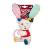 GiGwi Bunny toy for dogs with a ring and a squeaker Plush Friendz textile, thermoplastic rubber 16cm