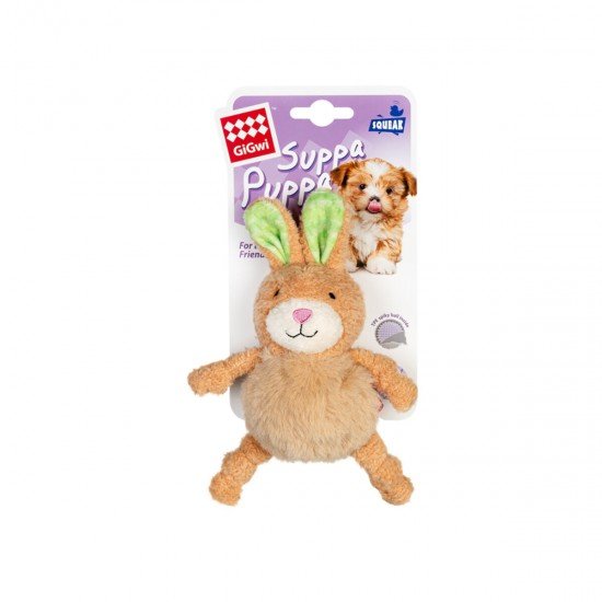 GiGwi Bunny Bunny toy for dogs with a ball inside GiGwi Suppa Puppa, textile, rubber 11cm