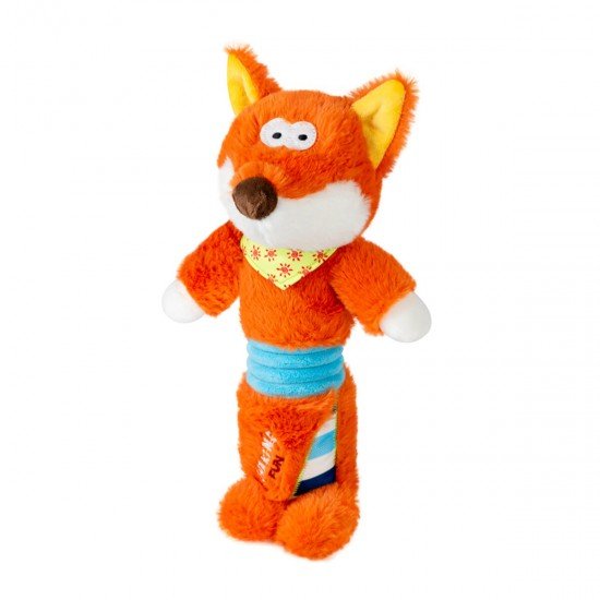 GiGwi Fox toy for dogs with a large squeaker textile, plush 32cm