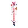 GiGwi Hare toy for dogs with a crispy neck and a squeaker textile, plastic 28cm