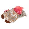 GiGwi Owl toy for dogs with a squeaker Foody Friendz textile 10cm