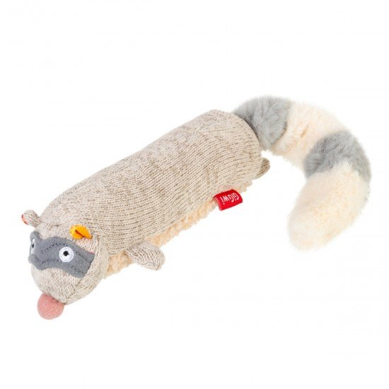 GiGwi Raccoon toy for dogs with a squeaker Plush Friendz, textile 17cm