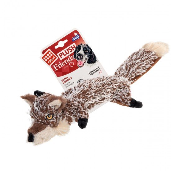 GiGwi Wolf toy for dogs with squeakers Plush Friendz textile 37cm