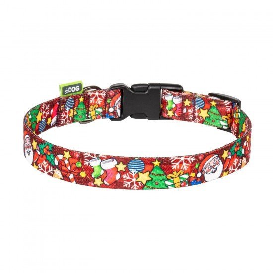 Collar for Dog Christmas Red