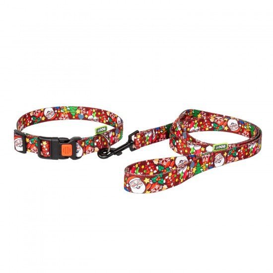 Collar for Dog Christmas Red