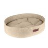 Sunbed for dogs and cats HiDog oval Beige