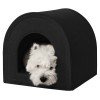 House for dogs and cats Hatka black