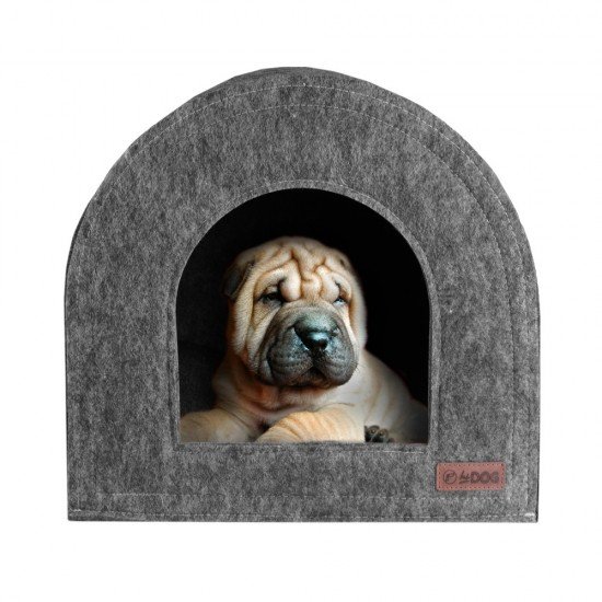 House for dogs and cats Hatka gray