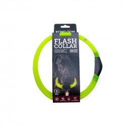 Bestpets Kowloon Flashing Dog Collar Green 65cm Bestpets Kowloon Flashing Dog Collar Green 65cm