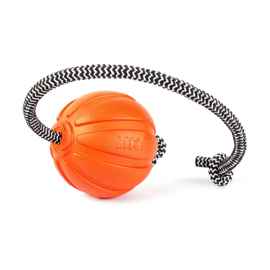 Liker Cord 7 a ball with a cord for dogs of small and middle breeds