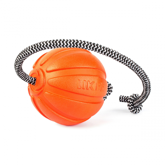 Liker Cord 9 a ball with a cord for dogs of large breeds