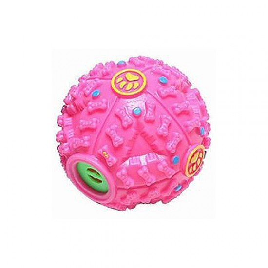 Pet Touch Toy for Dogs treat ball Pink