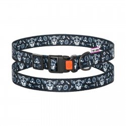 Collar for Dog PetMaks Biker Black