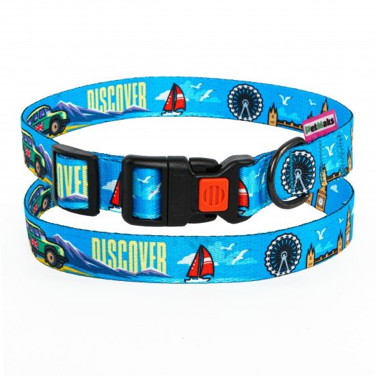Collar for Dog PetMaks Discover England Collar for Dog PetMaks Discover England