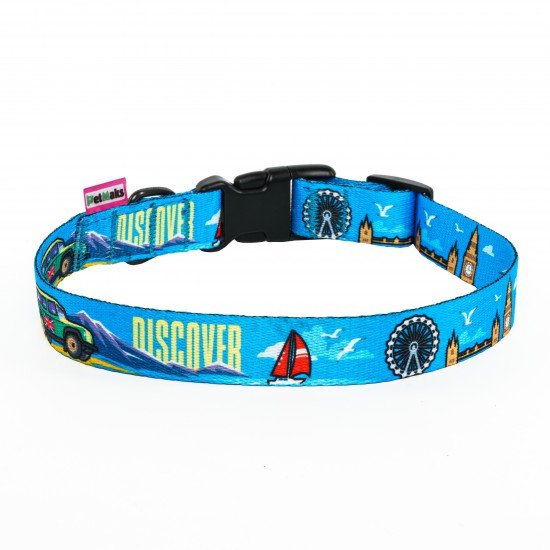 Collar for Dog PetMaks Discover England Collar for Dog PetMaks Discover England