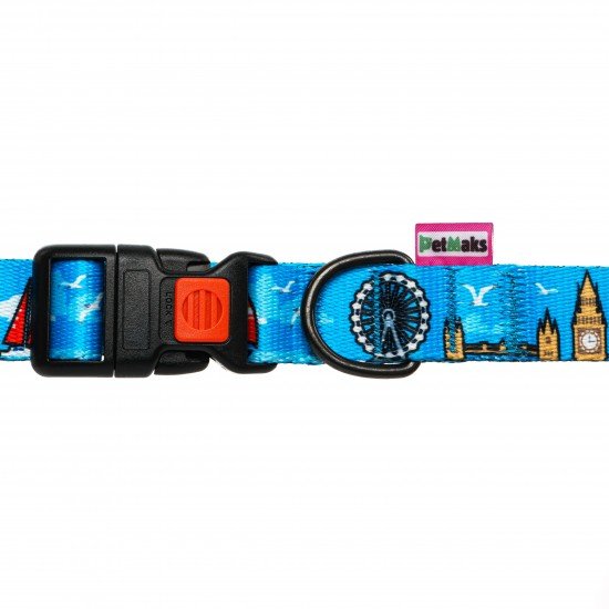 Collar for Dog PetMaks Discover England Collar for Dog PetMaks Discover England