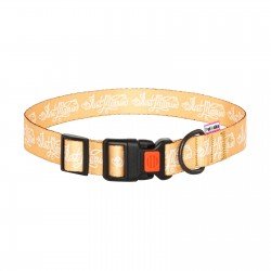 Collar for Dog PetMaks Just Married Peachy