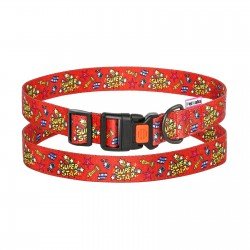 Collar for Dog PetMaks SuperStar Red