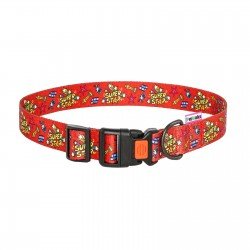 Collar for Dog PetMaks SuperStar Red