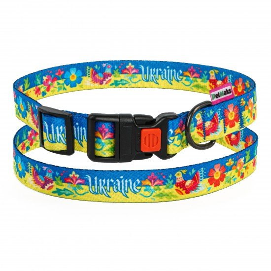 Collar for Dog PetMaks Ukrainian Flourish Collar for Dog PetMaks Ukrainian Flourish