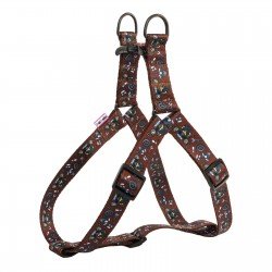 Harness for Dog PetMaks Biker Brown Harness for Dog PetMaks Biker Brown