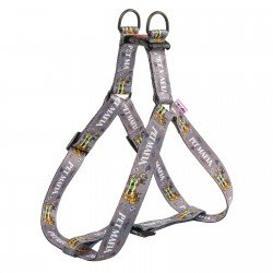 Harness for Dog PetMaks Petmafia Gray