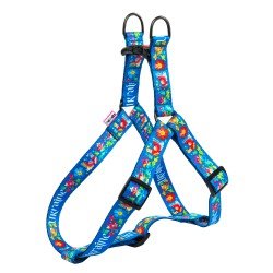 Harness for Dog PetMaks Ukrainian Flourish Blue