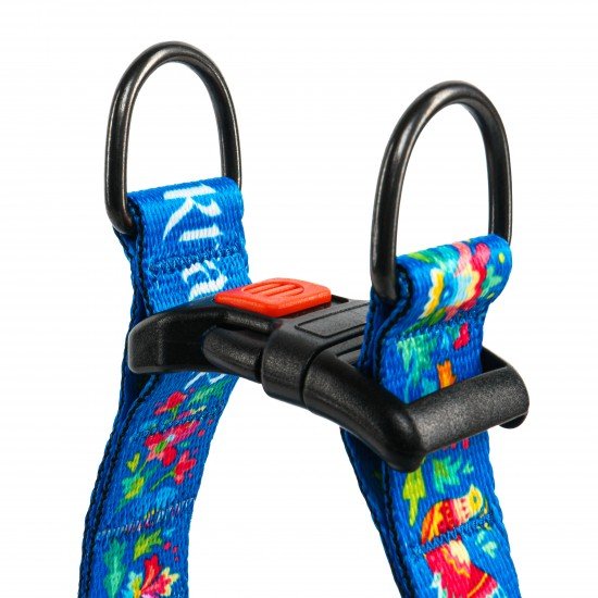 Harness for Dog PetMaks Ukrainian Flourish Blue