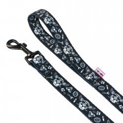 Leash for Dog PetMaks Biker Black Leash for Dog PetMaks Biker Black