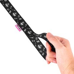 Leash for Dog PetMaks Pirates Black Leash for Dog PetMaks Pirates Black