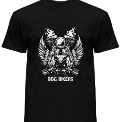 Cotton T-shirt PetMaks Biker black