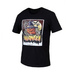 Cotton T-shirt PetMaks Halloween black