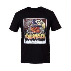 Cotton T-shirt PetMaks Halloween black