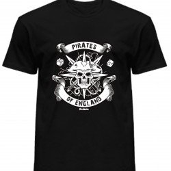 Cotton T-shirt PetMaks Pirates black
