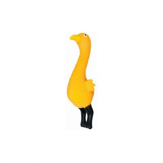 Chicken Squeaky Doggy Play Toy Yellow 23cm