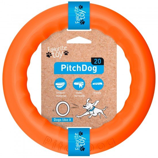 Ring for retrieving PitchDog Orange