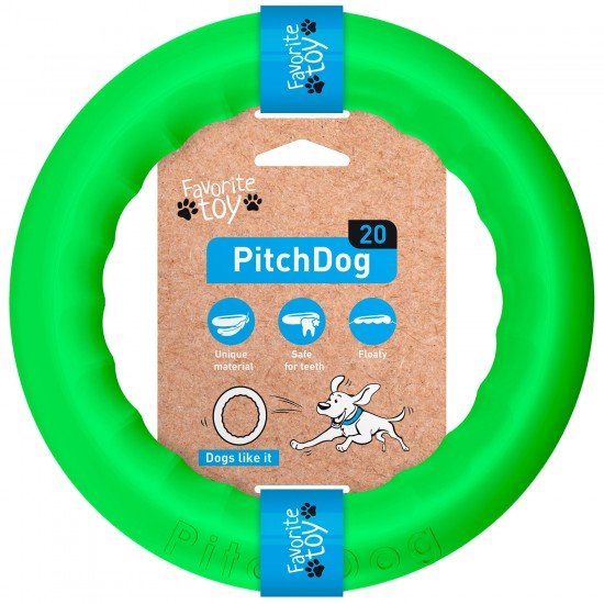 Ring for retrieving PitchDog Grean