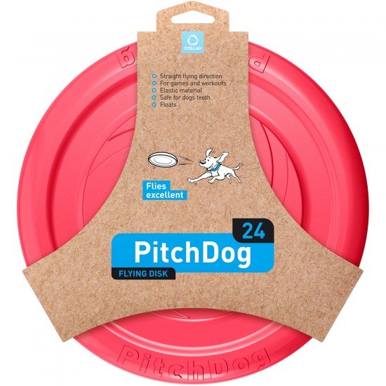 Plate for retrieving PitchDog Red 24cm