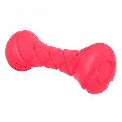 Dumbbell for dogs PitchDog Pink D19x7cm