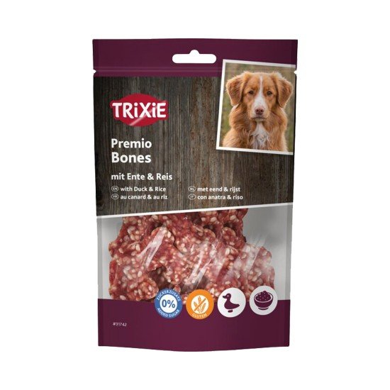 Trixie Premio Bones with Duck and Rice 80g Trixie Premio Bones with Duck and Rice 80g