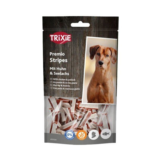 Trixie Premio Stripes with Chicken and Pollock 300g Trixie Premio Stripes with Chicken and Pollock 300g