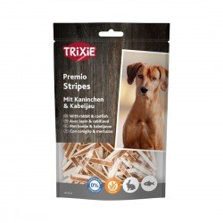 Trixie Premio Stripes with rabbit and codfish 100g Trixie Premio Stripes with rabbit and codfish 100g