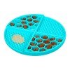 Waudog Dog Mat for licking Silicone Blue 211х211х30mm