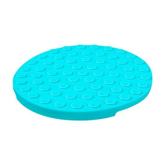 Waudog Dog Mat for licking Silicone Blue 211х211х30mm