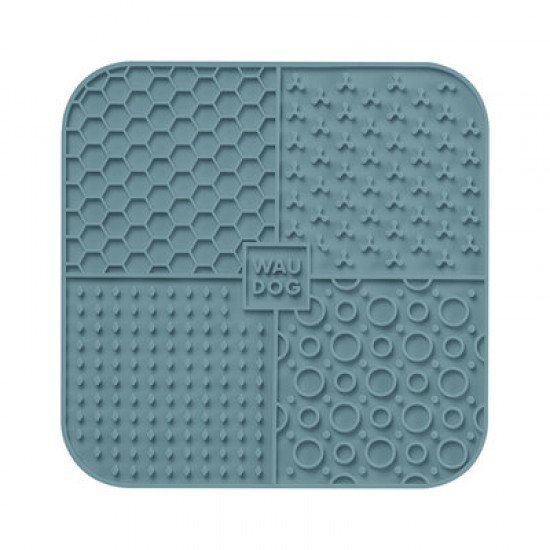 Waudog Dog Mat for licking Silicone Gray 190x190x10mm